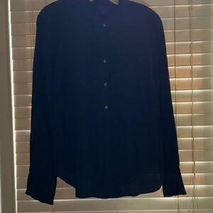 J. Crew Midnight Black Blouse